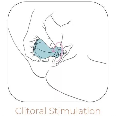 ADRIEN LASTIC - STIMULATEUR CARESSE CLITORIS BLEU