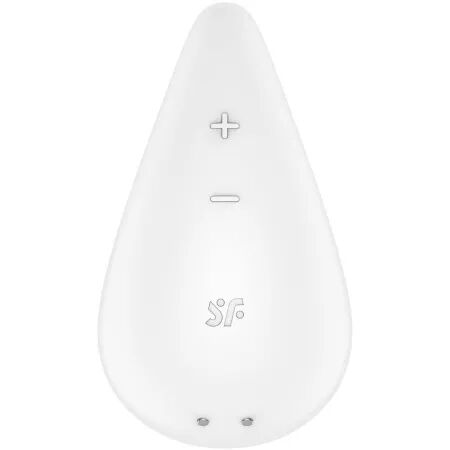 SATISFYER - VIBRATEUR DEW DROP LAY-ON BLANC