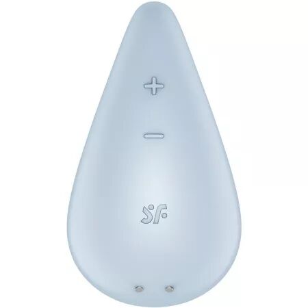 SATISFYER - VIBRATEUR DEW DROP LAY-ON BLEU