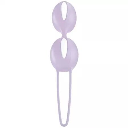 FUN FACTORY - SMARTBALLS DUO BOULES PELVIENNES BLANCHES / LILA