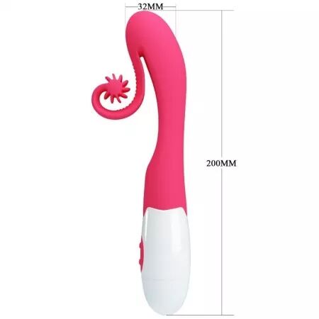 ROMANCE - VIBRATEUR ET STIMULATEUR 30 VITESSES ROSE