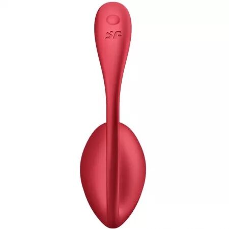 SATISFYER - SHINY PETAL STIMULATEUR À TÉLÉCOMMANDE À DISTANCE G POINT ROUGE APPLICATION GRATUITE