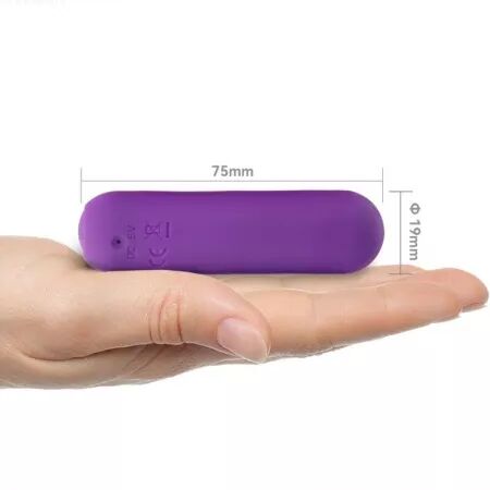 ARMONY - SPLASH HAHA VIBRATEUR BULLET SILICONE 10 VIBRATIONS 75 X 19 CM VIOLET