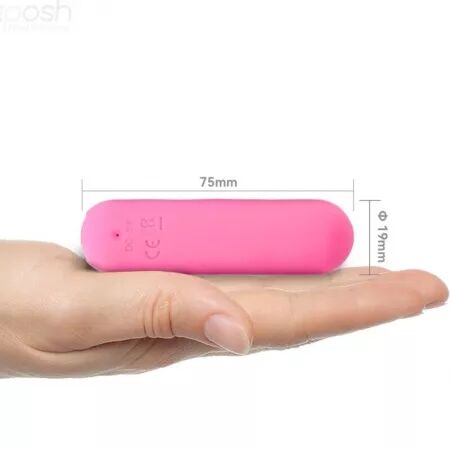 ARMONY - SPLASH JOIE VIBRATEUR BULLET TÉLÉCOMMANDE EN SILICONE 10 VIBRATIONS 75 X 19 CM ROSE