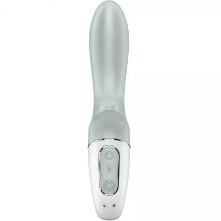 SATISFYER - AIR PUMP BOOTY 3 VIBRATEUR ANAL GONFLABLE GRIS VERT