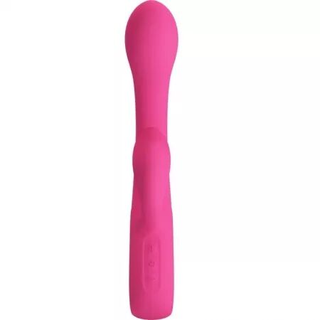 PRETTY LOVE - VIBRATEUR FRITZ RABBIT 12 VIBRATIONS ROSE