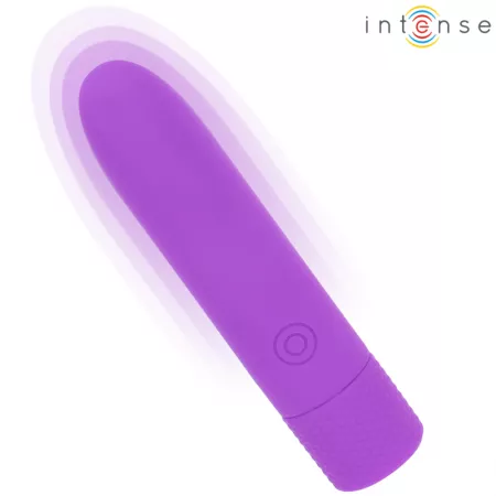 INTENSE - SYMONE BULLET VIBRANT RECHARGEABLE USB 8 VIBRATIONS VIOLET 10 X 2,2 CM