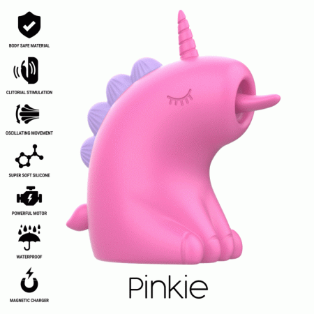 INTENSE - PINKIE STIMULATEUR LICORNE FUCSIA