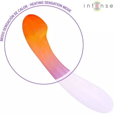 INTENSE - BECKY VIBRATEUR 19 CM CHAUFFANT 7 VIBRATIONS VIOLET