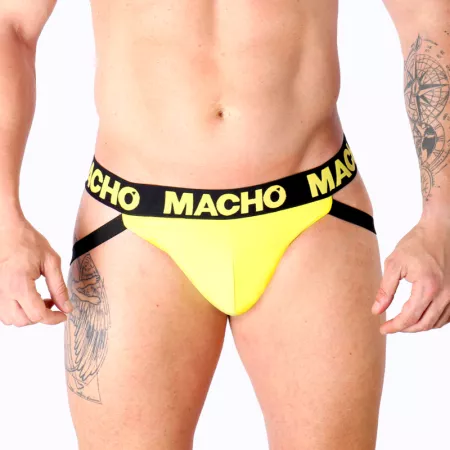 MACHO - MX25A JOCK LYCRA JAUNE S