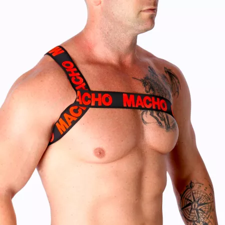 MACHO - HARNAIS ROMAIN ROUGE L/XL