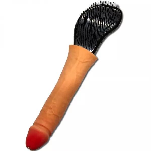 DIABLO PICANTE - BROSSE � CHEVEUX AVEC P�NIS � LA POINTE