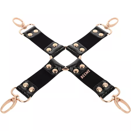 BEGME - BLACK EDITION CRAVATE EN CUIR VEGAN