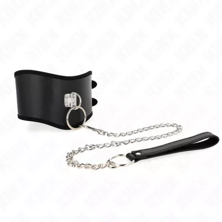 KINK - COLLIER 65 CM AVEC LARGE BRACELET RÉGLABLE 40-55 CM X 10 CM