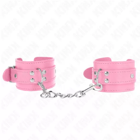 KINK - APPUI-POIGNETS SIMPLES ROSE RÉGLABLE 20-23 CM X 5,5 CM
