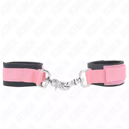 KINK - APPUI-POIGNETS RÉGLABLES EN NÉOPRÈNE ROSE RÉGLABLE 22-34 CM