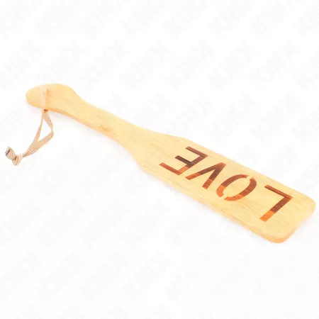 KINK - PALETTE EN BAMBOU MOT AMOUR 32 X 5,5 CM