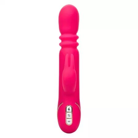 CALEXOTICS - JACK FANTASY TRIPLE VIBRATEUR CHAUFFANT LAPIN ROSE