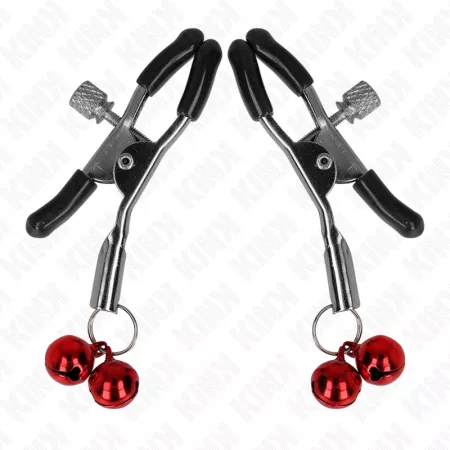 KINK - PINCE À METON DOUBLE CLOCHE ROUGE 6 CM