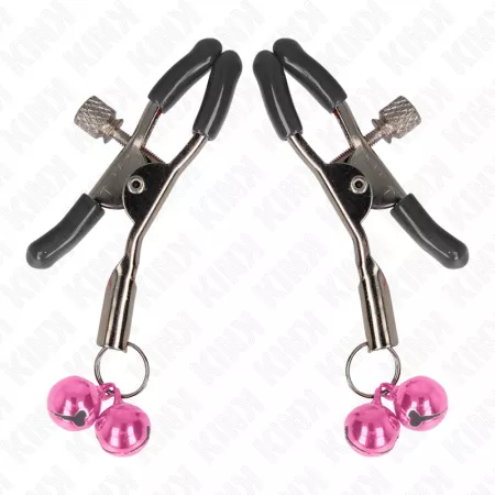 KINK - PINCE À METON DOUBLE CLOCHE ROSE 6 CM