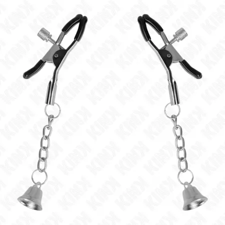 KINK - PINCES À TÉLÉTON PENDENTIF CLOCHE ARGENT 6 CM