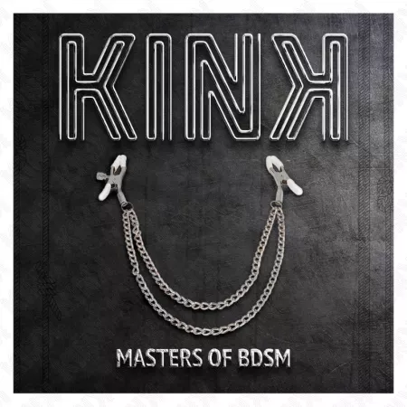 KINK - PINCES À METELIER AVEC 2 CHAÎNES FINES ARGENT 20/23 CM