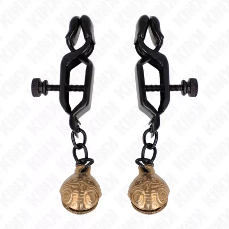 KINK - PINCES À METELONS STYLE CLOCHE NOIR 7 CM