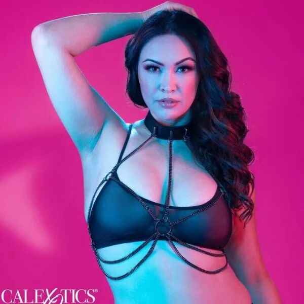 CALEXOTICS - EUPHORIA HARNAIS COLLIER MULTI CHA�NES TAILLE PLUS