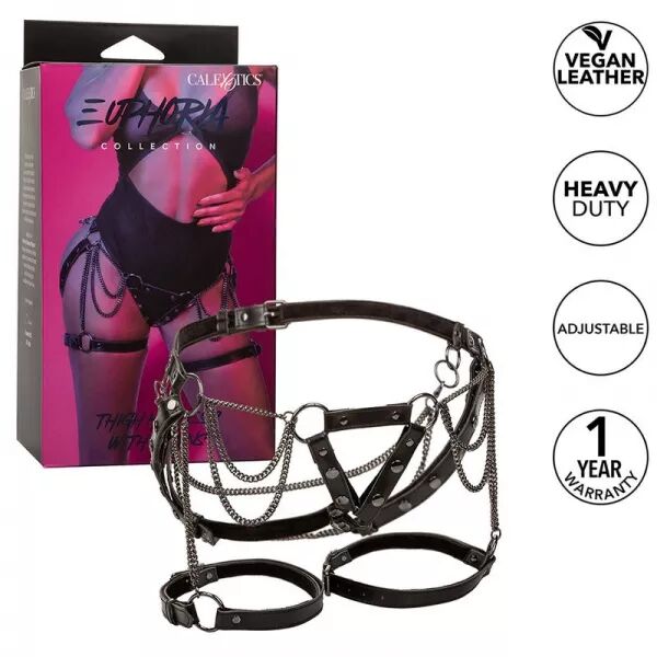 CALEXOTICS - EUPHORIA HARNAIS DE CUISSE MULTICHA�NES PREMIUM