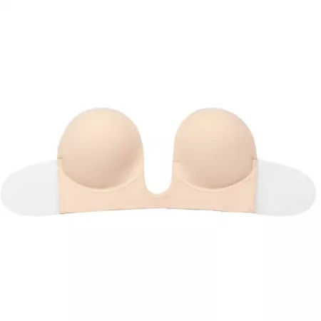 BYE-BRA - SOUTIEN-GORGE SANS POIGNÉES BEIGE BONNET D