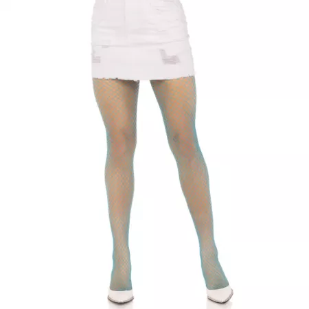 LEG AVENUE - COLLANTS RÉSILLE LYCRA BLEU