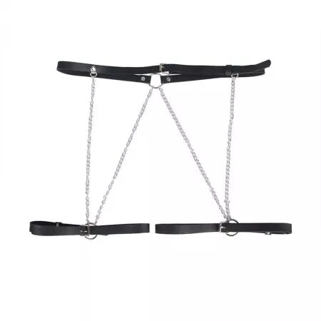 SUBBLIME - HARNAIS CEINTURE CUIR NOIR TAILLE UNIQUE