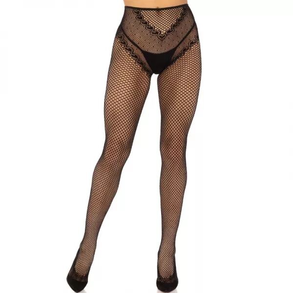 LEG AVENUE - BAS R�SILLE SANS CROCHLES NOIR