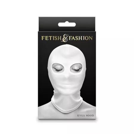 NS NOVELTIES - FETISH & FASHION CAGOULE YEUX NYLON BLANC