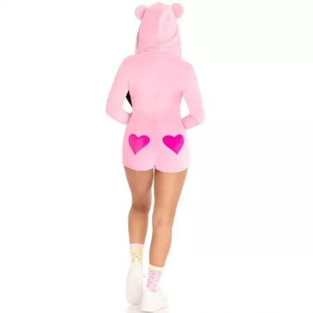 LEG AVENUE - BODY VELOURS OURS EN TEDDY ROSE S