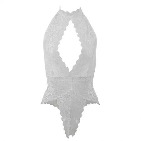 SUBBLIME - 953850 BODY DENTELLE BLANC S/M