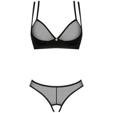 OBSESSIVE - ENSEMBLE NESARI DEUX PIÈCES SANS CROCHET XS/S