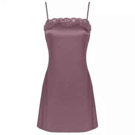 LIVCO CORSETTI FASHION - JACQUELINE LC 90249 ROBE DE CHAMBRE + CHEMISE + CULOTTE VIOLET S/M