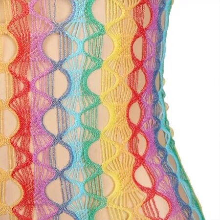 SUBBLIME - 952365 ROBE RÉSEILLE ÉPAULES NUES ARC-EN-CIEL TAILLE UNIQUE
