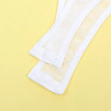 SUBBLIME - 954284 BODY AVEC CHAÎNES + PORTE-JARRETELLES BLANC S/M