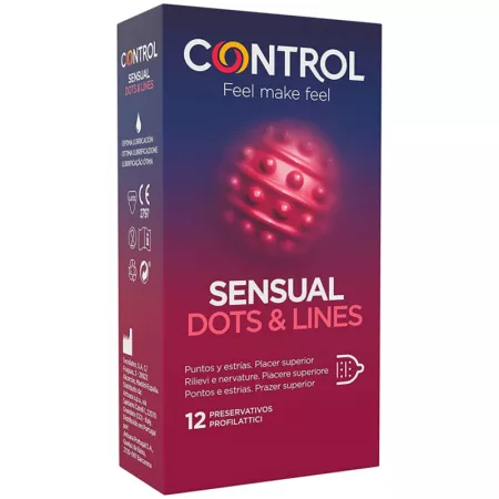 CONTROL - POINTS & LIGNES SENSUELLES POINTS ET VERGETURES 12 UNITÉS