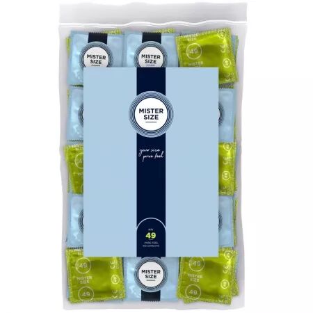 MISTER SIZE - PRÉSERVATIF TAILLE S 49 MM (100 UNITÉS)