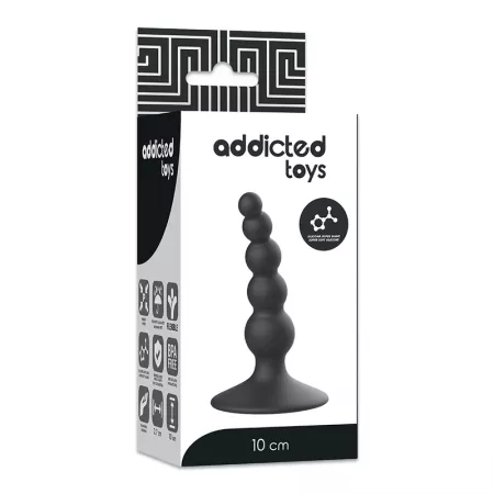ADDICTED TOYS - PLUG SEXUEL ANAL 10 CM NOIR