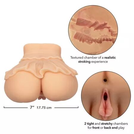 CALEXOTICS - THE PEEP SHOW GIRL DOUBLE MASTURBATEUR RÉALISTE CHAIR