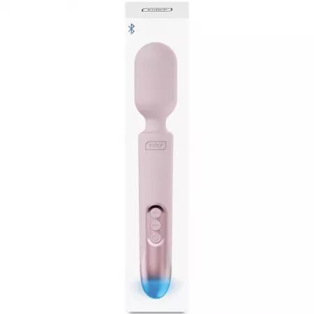 KIIROO - PROWAND VIBRATEUR WAND TÉLÉCOMMANDE + APPLICATION GRATUITE ROSE