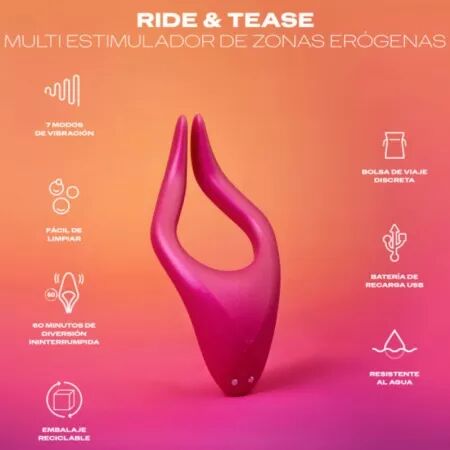DUREX - JOUET MULTI-STIMULATEUR RIDE & TEASE