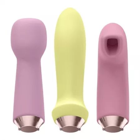 SATISFYER - MARVELOUS FOUR ENSEMBLE VIBRATEUR ET AIR PULSE