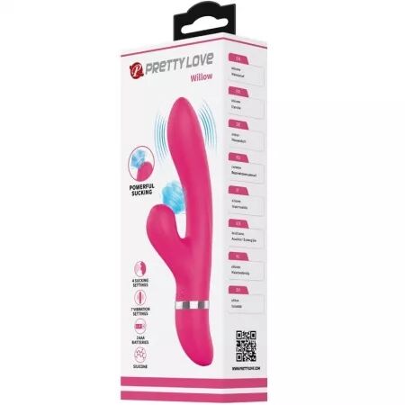 PRETTY LOVE - VIBRATEUR ET VENTOUSE WILLOW RABBIT