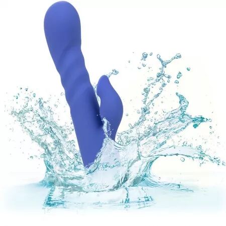 CALEXOTICS - VIBRATEUR & SUCKER LA LOVE BLEU PAR CALIFORNIA DREAMING