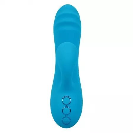 CALEXOTICS - SUNSET BEACH SEDUCER VIBRATEUR & STIMULATEUR 10 FONCTIONS BLEU